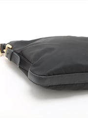 Prada Black Tessuto Nylon And Leather 2 Way Bag - Image 4 of 10