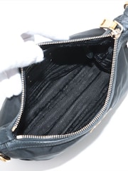 Prada Black Tessuto Nylon And Leather 2 Way Bag - Image 6 of 10
