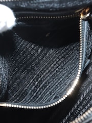 Prada Black Tessuto Nylon And Leather 2 Way Bag - Image 7 of 10