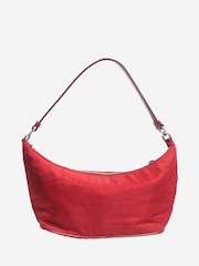 Prada Red Nylon Shoulder Bag - Image 3 of 7