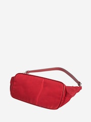 Prada Red Nylon Shoulder Bag - Image 4 of 7