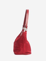 Prada Red Nylon Shoulder Bag - Image 5 of 7