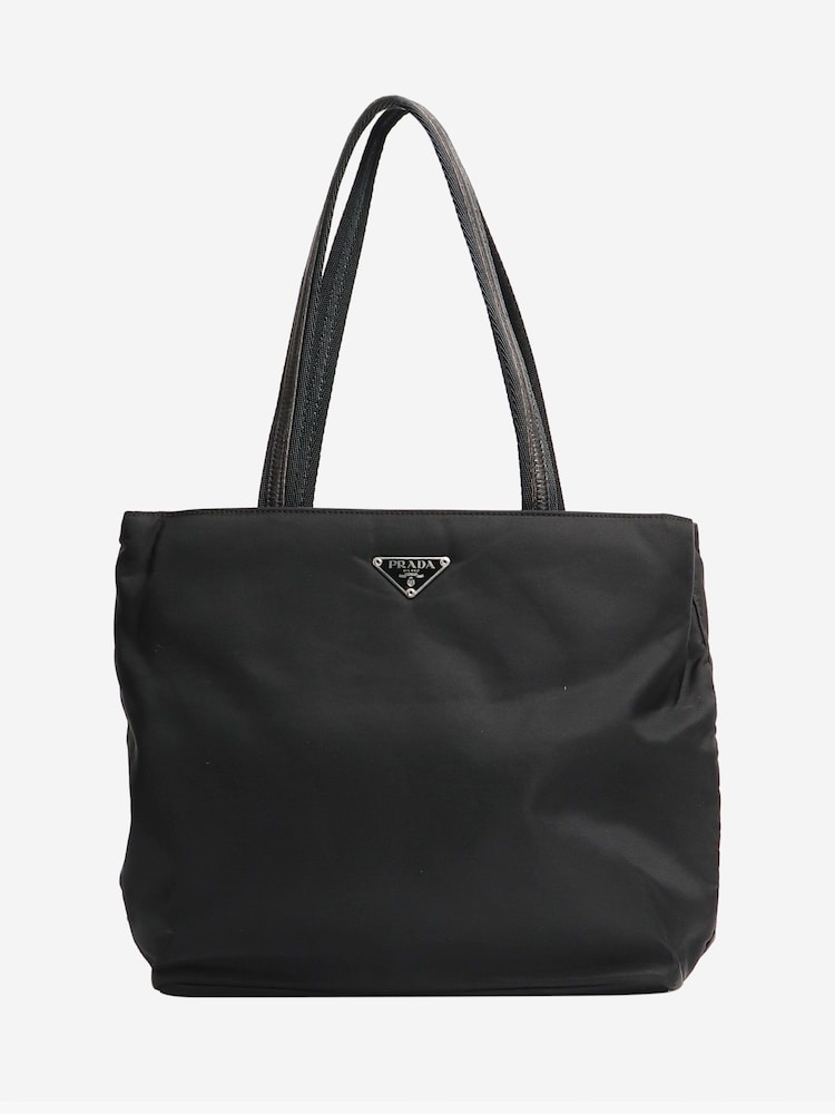 Prada Black Tessuto Nylon Tote Bag - Image 1 of 9