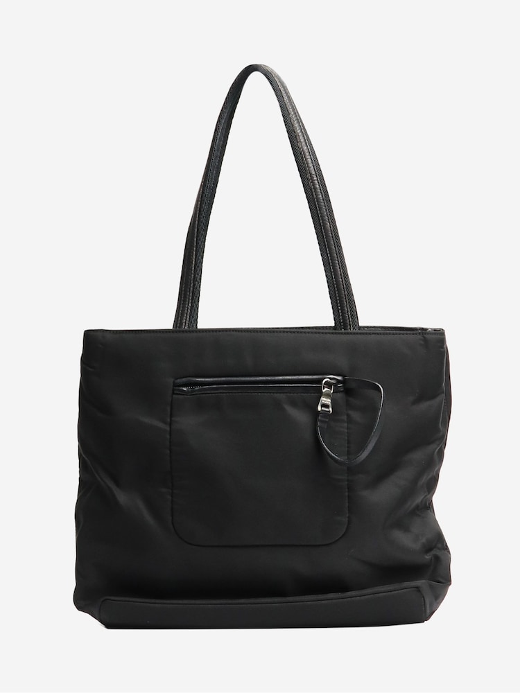Prada Black Tessuto Nylon Tote Bag - Image 2 of 9