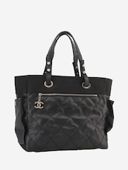 Chanel Black 2009 Paris Biarritz GM Tote Bag - Image 2 of 9