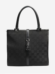 Gucci Black Jackie Gg Canvas Shoulder Bag - Image 1 of 1