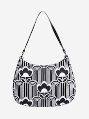 Prada Black Cleo Jacquard Shoulder Bag - Image 2 of 7