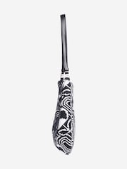 Prada Black Cleo Jacquard Shoulder Bag - Image 3 of 7
