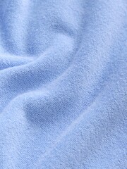 Blue Towelling Zip Hoodie And Shorts Set (3-16yrs) - Image 9 of 10