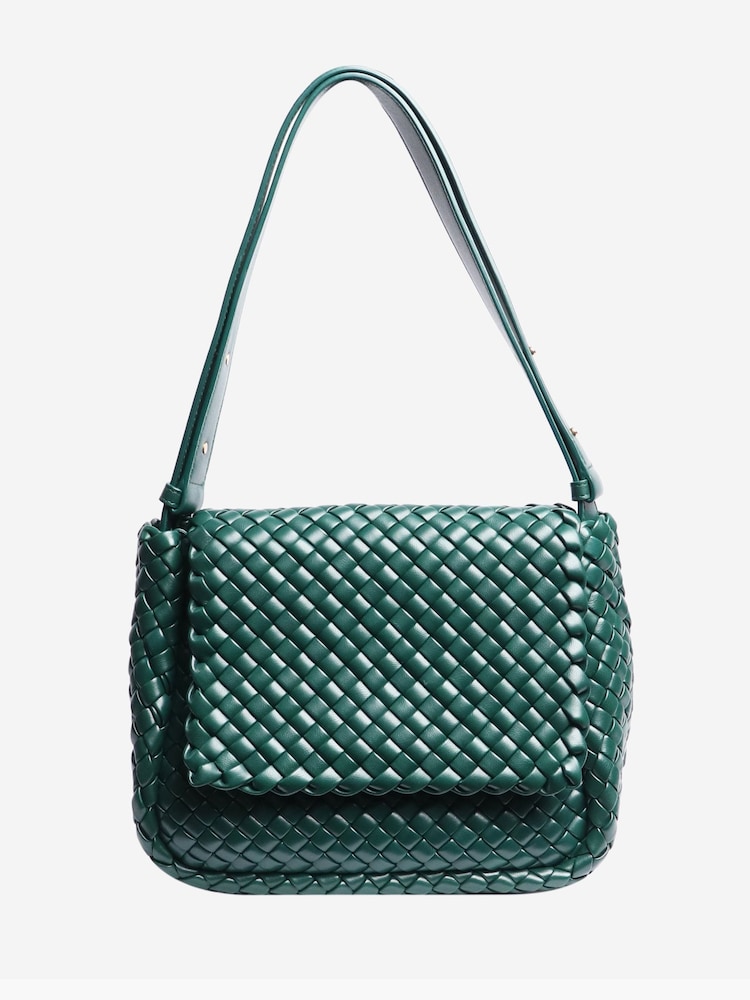 Bottega Veneta Green Emerald Cobble Shoulder Bag - Image 1 of 7