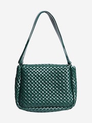 Bottega Veneta Green Emerald Cobble Shoulder Bag - Image 2 of 7