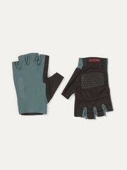 Sealskinz Green Rushford Single Layer Fingerless Cycling Gloves with Pro Gel Padding - Image 1 of 3