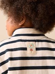 Monochrome Quarter Zip Sweat Dress (3mths-7yrs) - Image 4 of 9