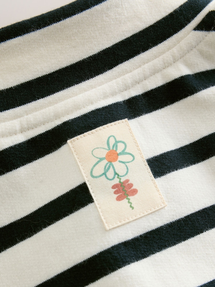 Monochrome Quarter Zip Sweat Dress (3mths-7yrs) - Image 9 of 9