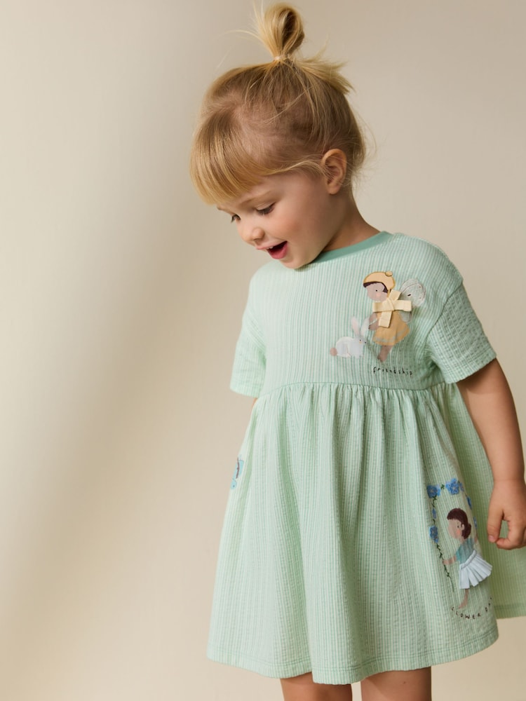 Turquoise Fairy Jersey Dress (3mths-7yrs) - Image 1 of 7