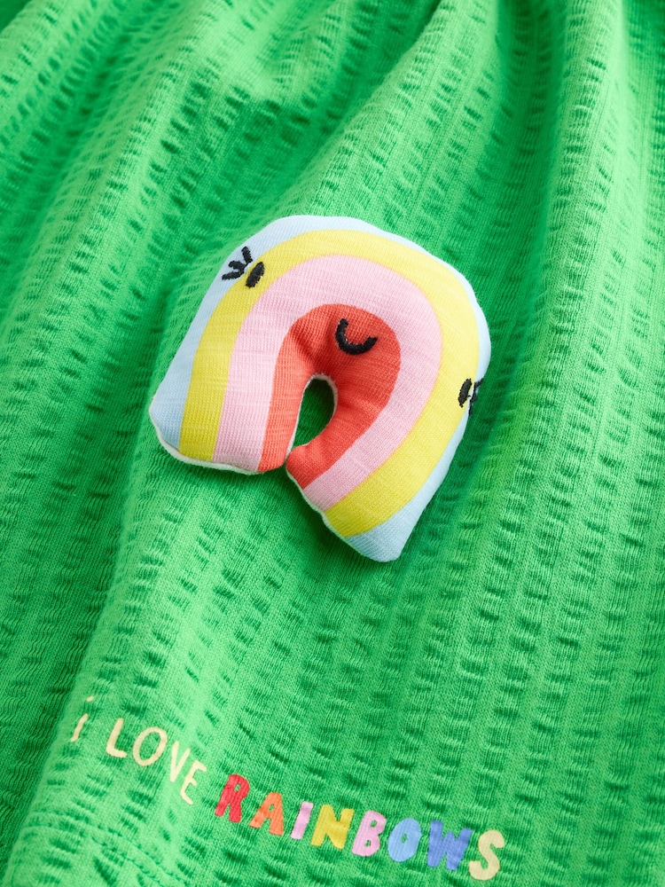 Green Rainbow Jersey Dress (3mths-7yrs) - Image 8 of 8