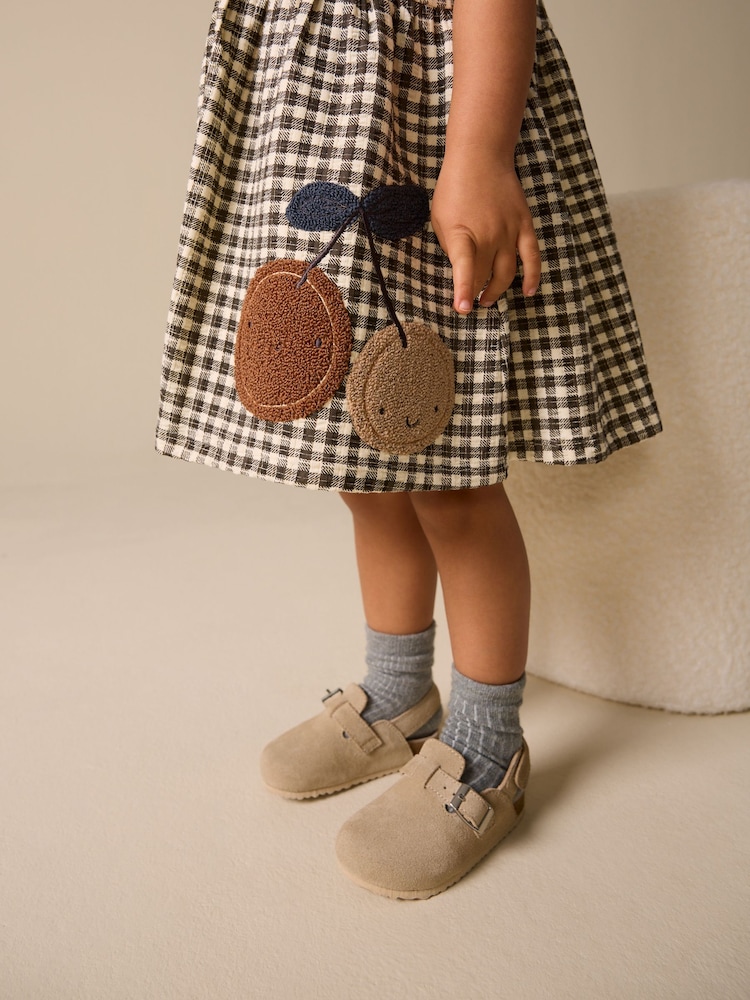 chocolate brown baby girl dress Museum Brown Cap Toe Oxford Dress Shoe main image 0