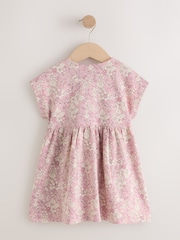Pink Floral Jersey Dress (3mths-7yrs) - Image 5 of 7