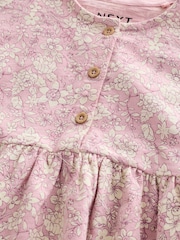 Pink Floral Jersey Dress (3mths-7yrs) - Image 6 of 7
