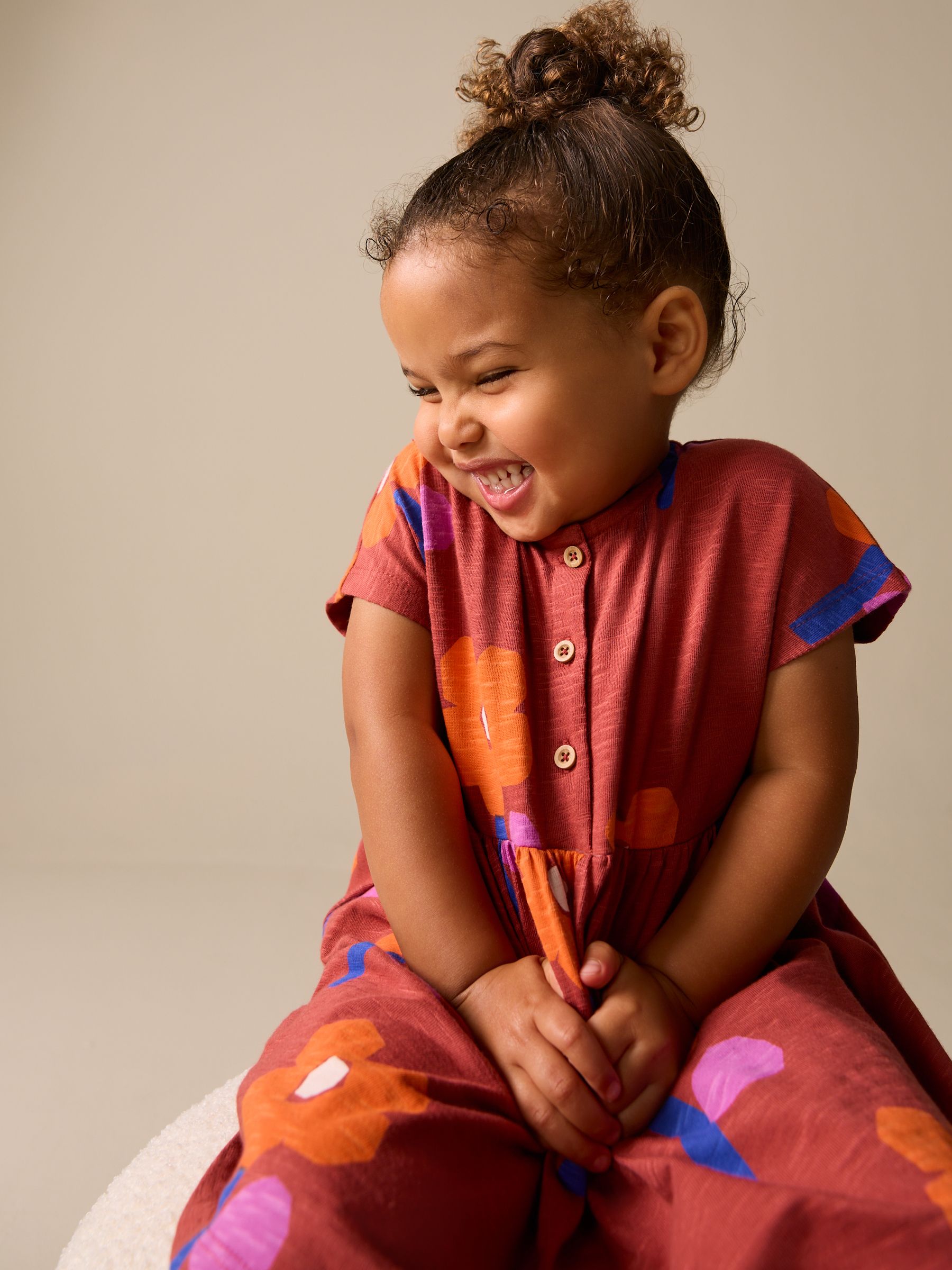 Buy Retro Orange Jersey Dress (3mths-7yrs) from Next USA