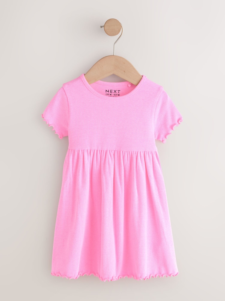 pink ribbed dresses Pink Ribbed Long Sleeve Square Neck Maxi Dress