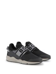 BOSS Black Logo Trainers - Image 5 of 8