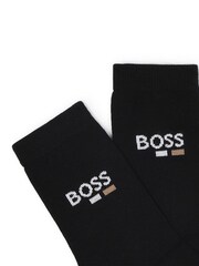 BOSS Black Set of 2 Logo Socks - Image 3 of 4