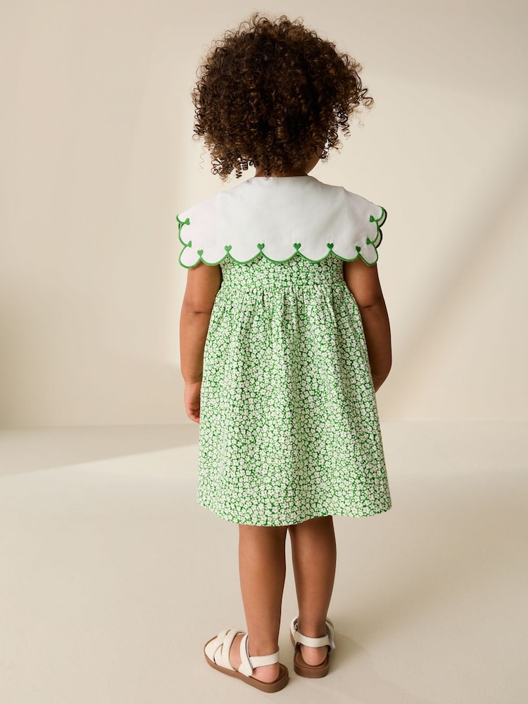 green emerald velvet dress Sunflower Dress in Green, Sweet Polka Dot Summer Dresses from Spool 72