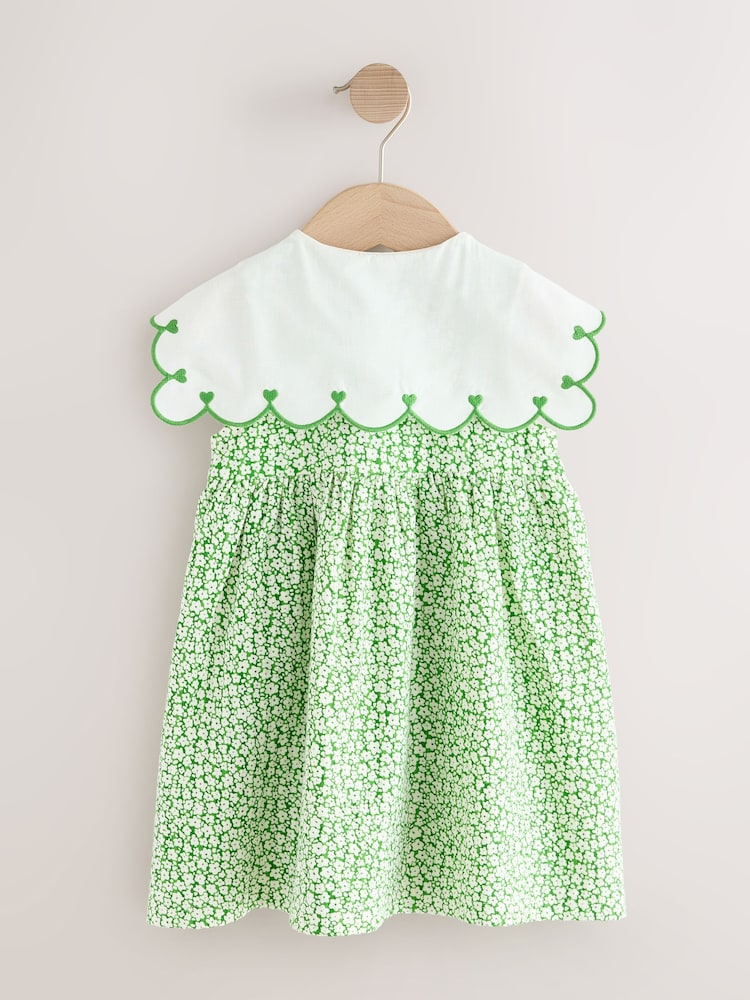 Buy Green Ditsy Collared Summer Dress (3mths-7yrs) from Next USA Buy Green Ditsy Collared Summer Dress (3mths-7yrs) from Next USA