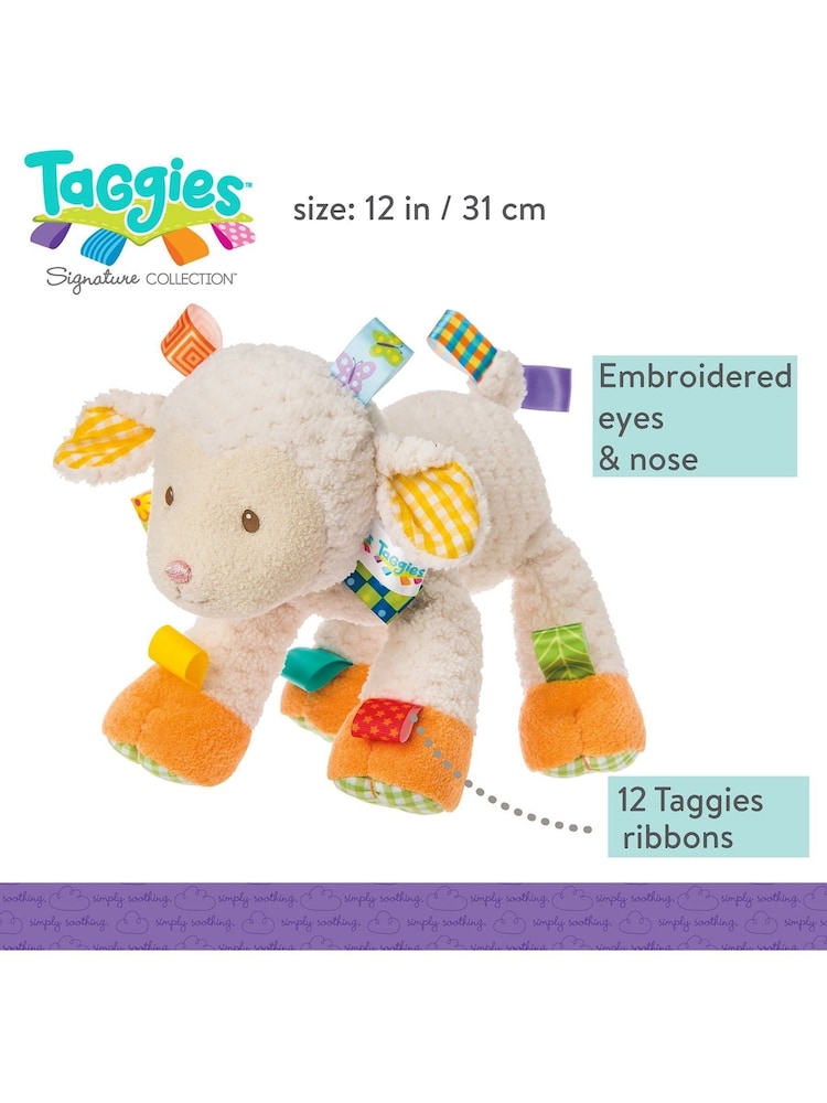 Aurora World Mary Meyer Taggies Sherbet Lamb Soft Toy - Image 3 of 3