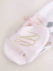 Baker by Ted Baker Pink Overlay Floral Sleepsuit - Image 5 of 7