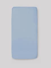 2 Pack Blue/White Cotton Fitted Sheet - Image 3 of 5