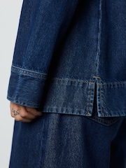 Denim Dark Blue Overhead Long Sleeve Shirt - Image 6 of 11