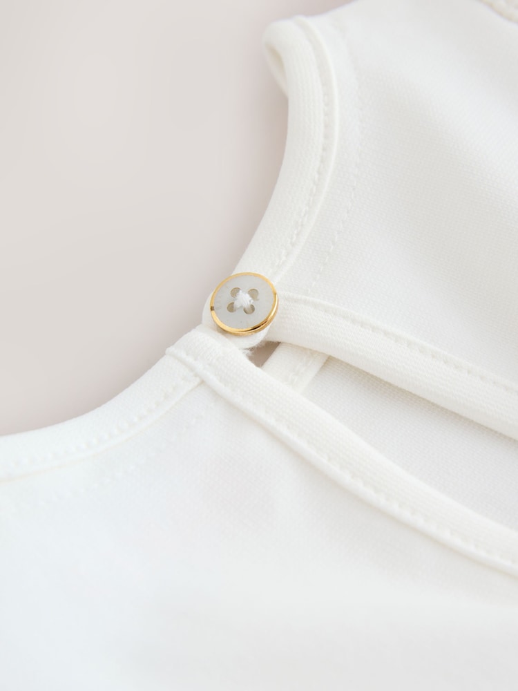 ted baker white peplum dress TED BAKER London | 2 / 6 | Mitton Lavender Peplum Skater Dress Perfect MSRP$248