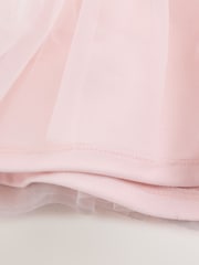 Baker by Ted Baker Pink Mesh 3D Bow Skirted Mockable Dress - Image 7 of 7