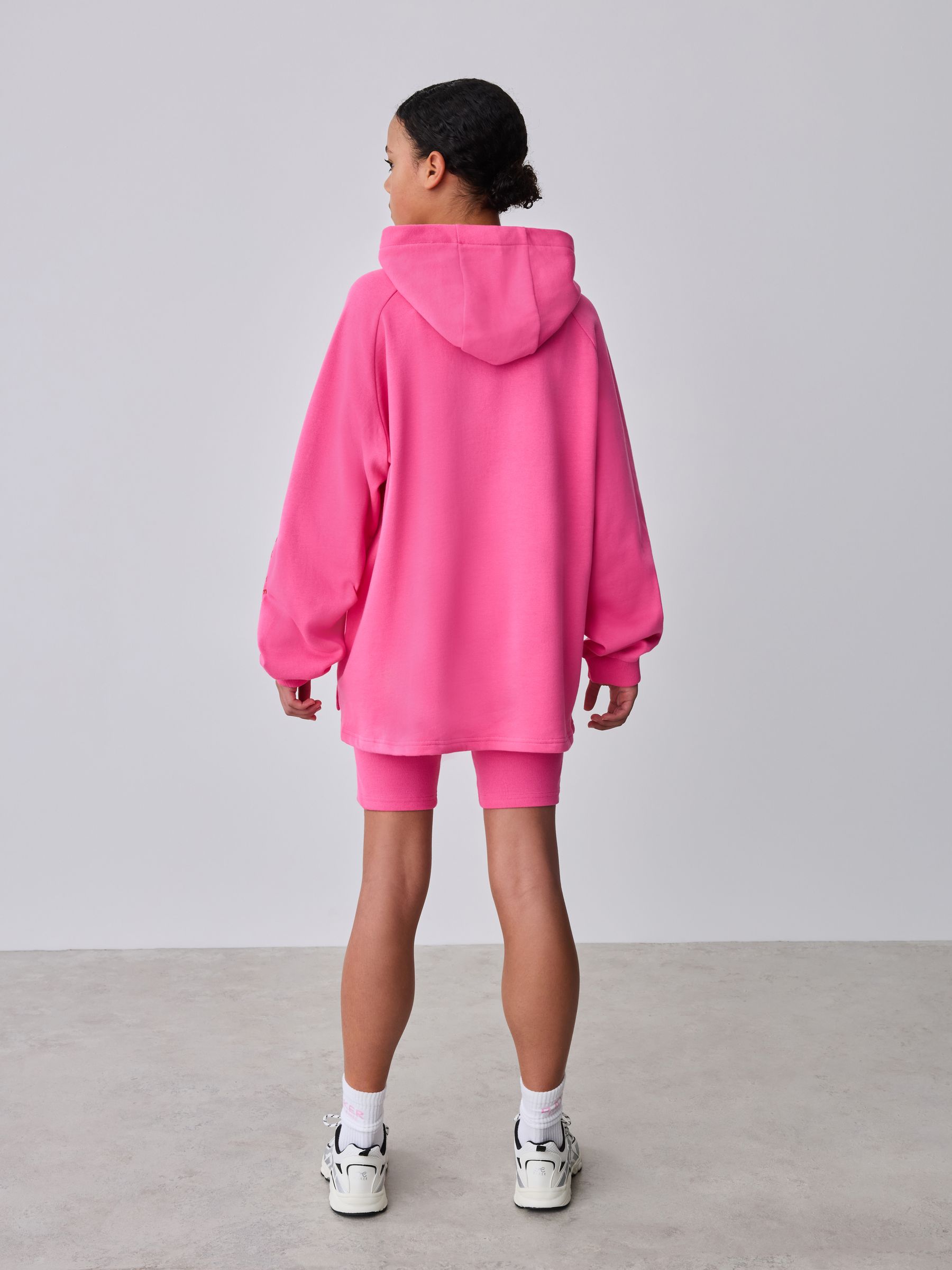 Buy Baker by Ted Baker 2 Piece Oversized Script Pink Hoodie