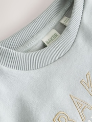 Baker by Ted Baker 2 Piece Metal Boxy Shirred Sweater & Shorts Set - תמונה 11 מתוך 14