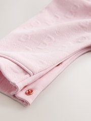 Baker by Ted Baker 2 Piece Jacquard Bow Dungaree & T-Shirt Set - Image 5 of 6