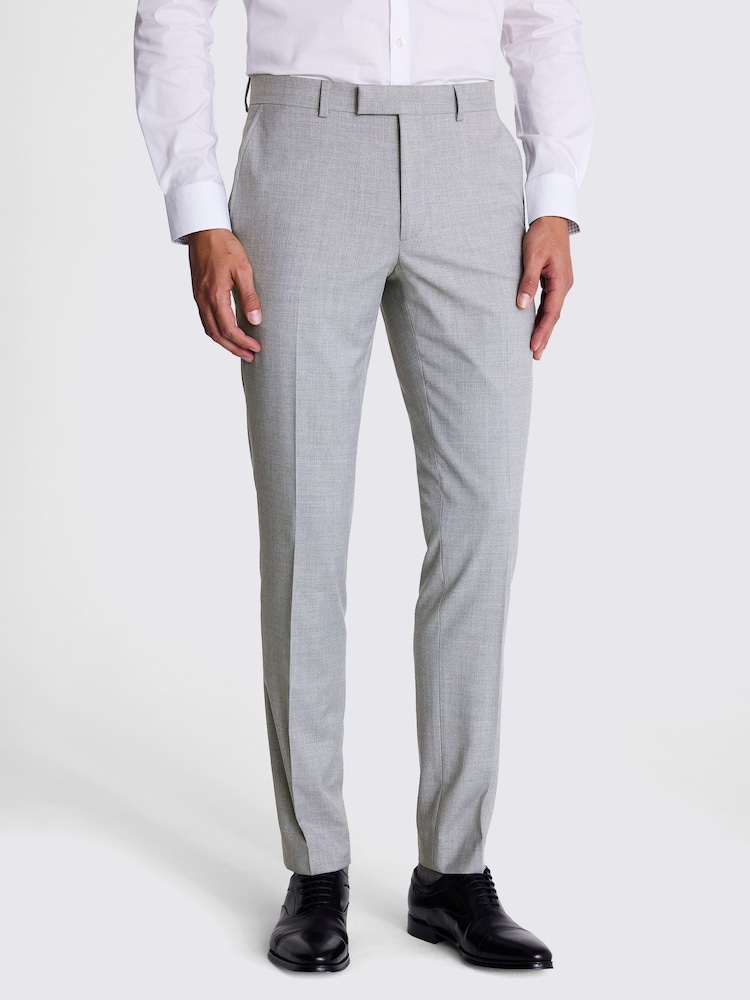 Pantalones de corte slim elásticos en gris de Moss - Imagen 1 de 3 Pantalones de corte slim elásticos en gris de Moss - Imagen 1 de 3