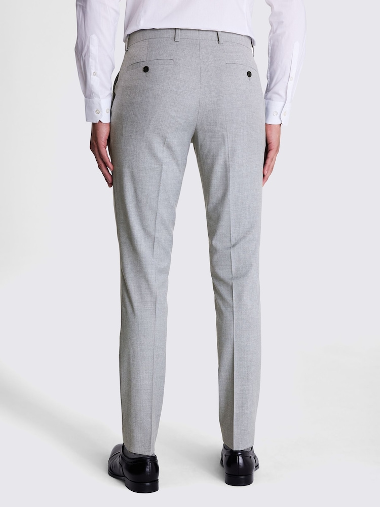 Pantalones de corte slim elásticos en gris de Moss - Imagen 2 de 3 Pantalones de corte slim elásticos en gris de Moss - Imagen 2 de 3