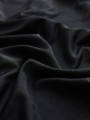 Black Sleevless Ruched Drape Front Top - Image 6 of 7