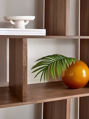 Jasper Conran London Walnut Belgrave Shelving Unit - Image 3 of 8