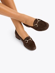 Carvela Dark Brown Click Leather Shoes - Image 6 of 6