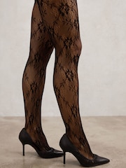 Reiss Lara Floral Lace Tights - Imagen 4 de 4