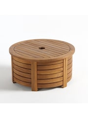 La Redoute Intérieurs Acacia Julma Oiled Round Parasol Base Cover - Image 2 of 5