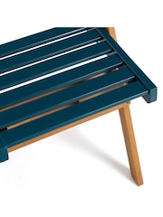 La Redoute Intérieurs 3 Piece Blue Dudena Acacia Garden Furniture Set - Image 5 of 6