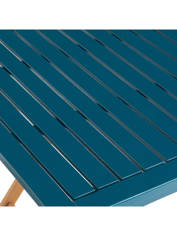 La Redoute Intérieurs 3 Piece Blue Dudena Acacia Garden Furniture Set - Image 6 of 6