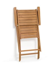 La Redoute Intérieurs Set of 2 Acacia Napli Garden Armchairs - Image 4 of 4