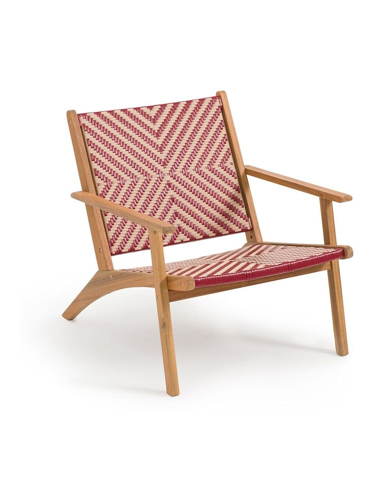 La Redoute Intérieurs Beige Red Balia Low Garden Armchair - Image 1 of 5
