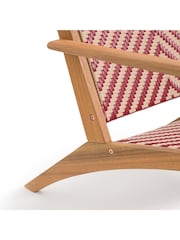 La Redoute Intérieurs Beige Red Balia Low Garden Armchair - Image 2 of 5